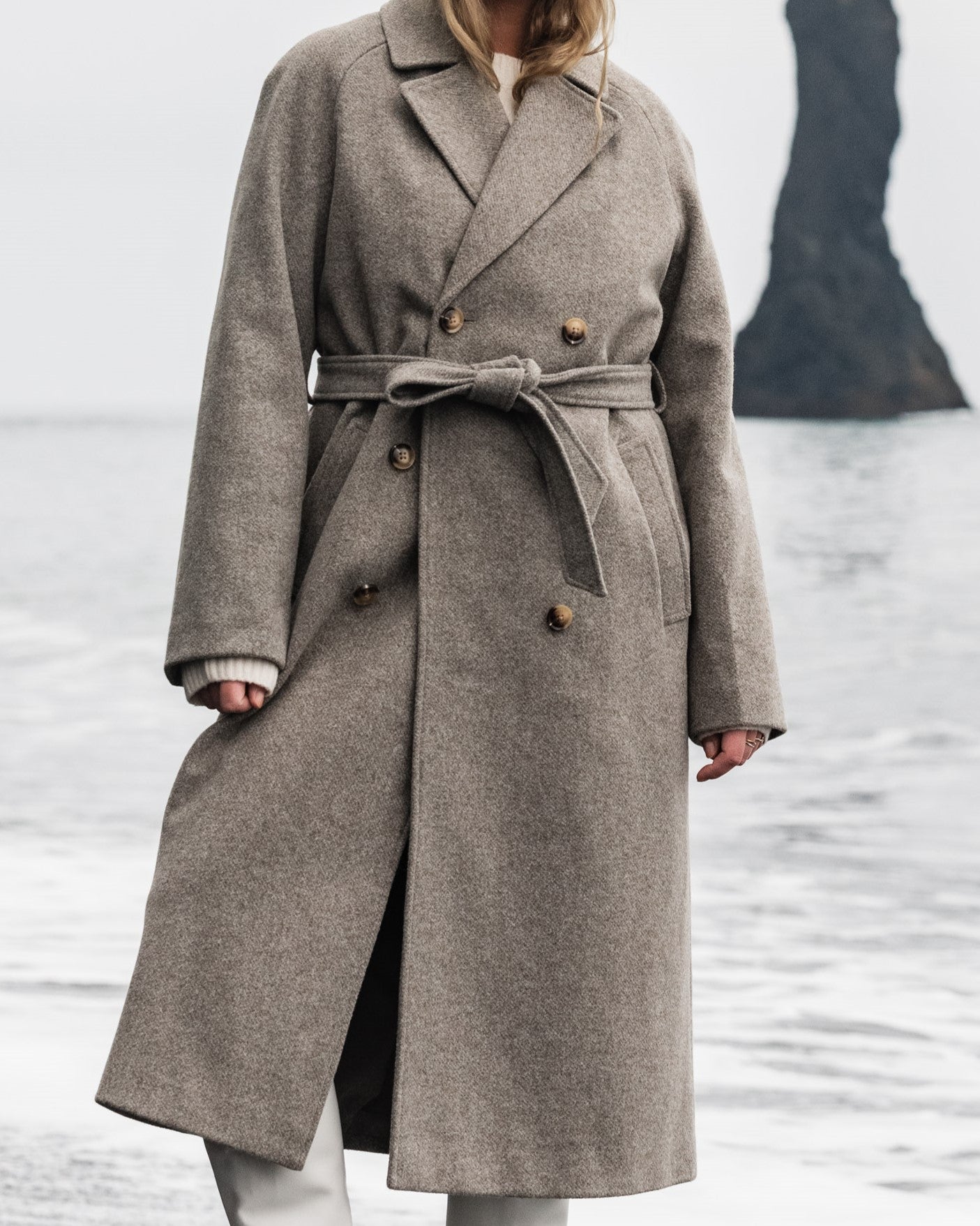 PCMARBEL Coat - Morel